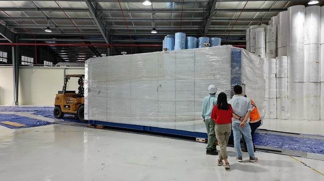 Vận chuyển máy móc Bắc Nam bằng xe tải